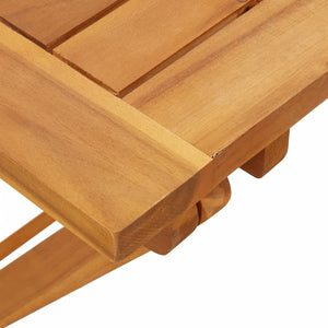 Klappbarer Gartentisch Akazie 90x52,5 cm