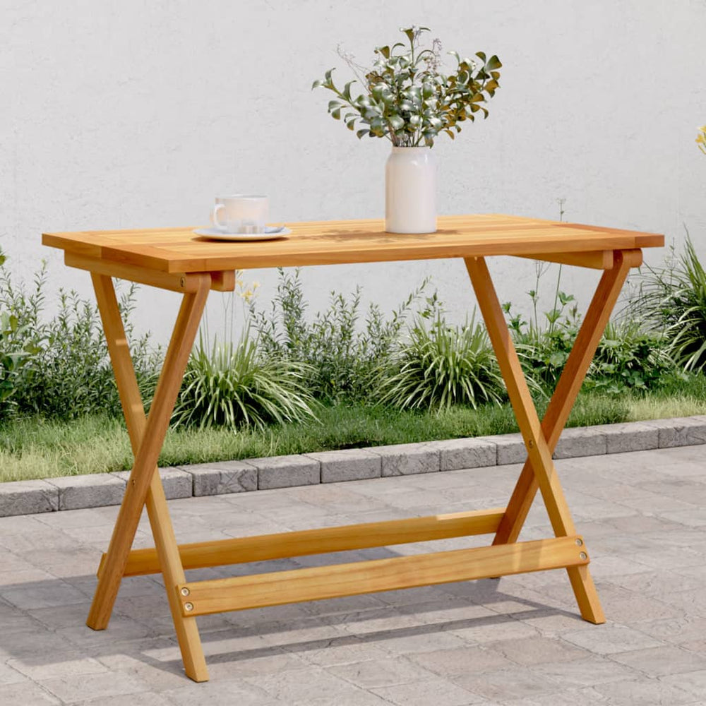 Klappbarer Gartentisch Akazie 90x52,5 cm