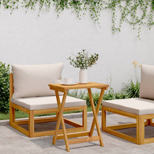 Klappbarer Gartentisch Akazie 50x36x60 cm