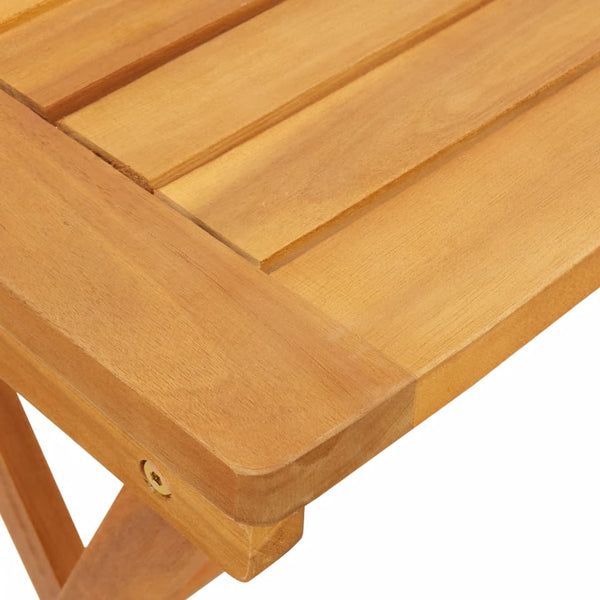 Klappbarer Gartentisch Akazie 50x36x60 cm