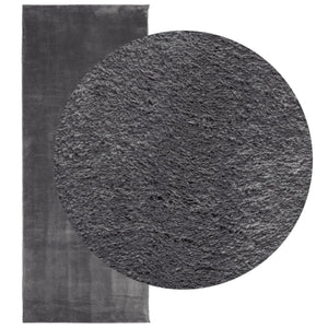 Anthrazit Teppich HUARTE 80x200 cm