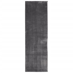 Anthrazit Teppich HUARTE, 80x250 cm