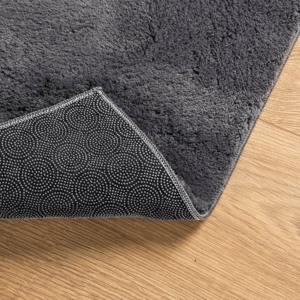 Anthrazit Teppich Kurzflor 100x200 cm
