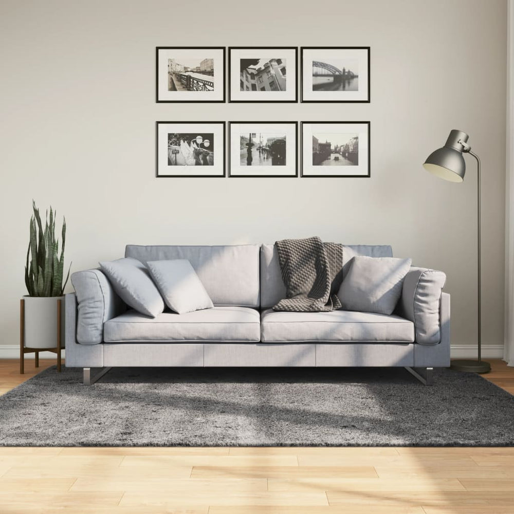 Waschbarer Teppich HUARTE Anthrazit 140x200 cm
