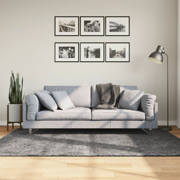 Waschbarer Teppich HUARTE Anthrazit 140x200 cm