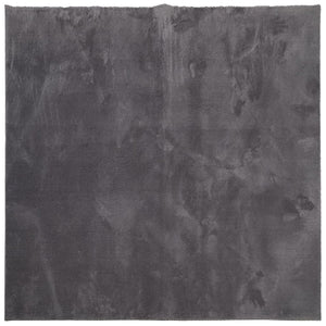 Anthrazit Teppich HUARTE, 160x160 cm