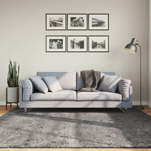 Anthrazit Teppich HUARTE 200x200 cm