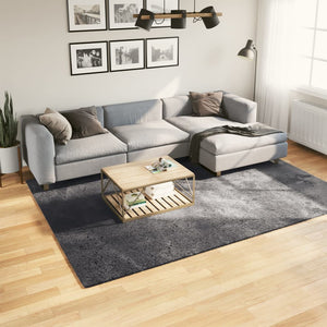 Anthrazit Teppich HUARTE 200x280 cm