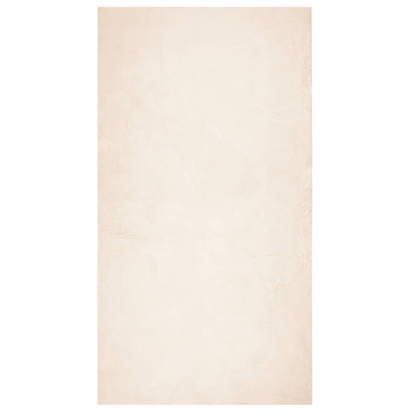 vidaXL Tapis HUARTE à poils courts doux et lavable beige 60x110 cm