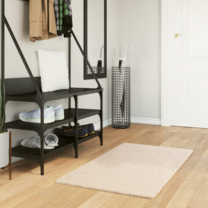 vidaXL Tapis HUARTE à poils courts doux et lavable beige 60x110 cm