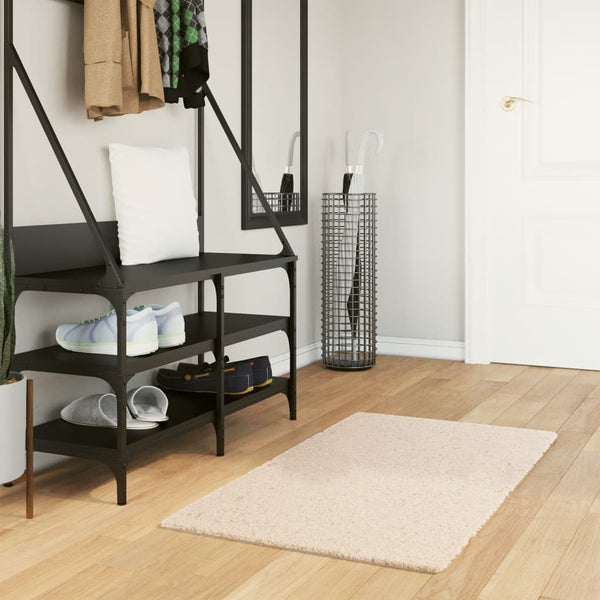 vidaXL Tapis HUARTE à poils courts doux et lavable beige 60x110 cm