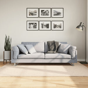 Beiger Teppich HUARTE, 140x200 cm, Waschbar