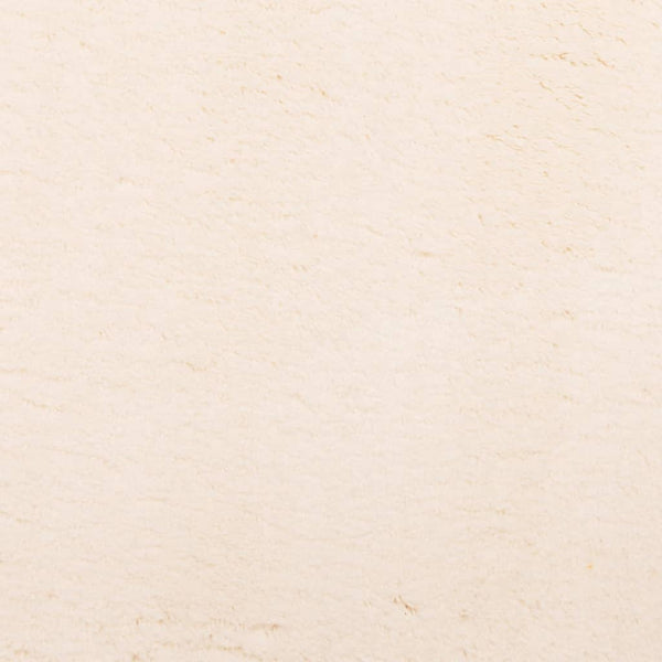Beiger Kurzflor Teppich 160x230 cm