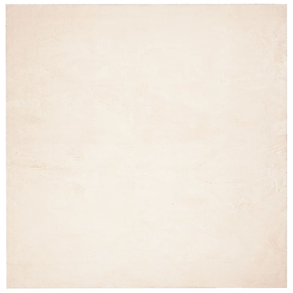 Beiger Teppich HUARTE, Kurzflor, 240x240 cm