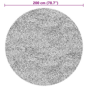 Beiger Kurzflor Teppich HUARTE Waschbar Ø 200cm