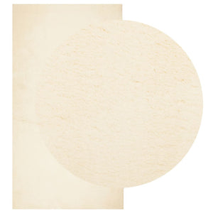 Creme Teppich HUARTE 60x110 cm