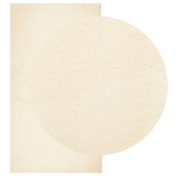 Creme Teppich HUARTE 60x110 cm