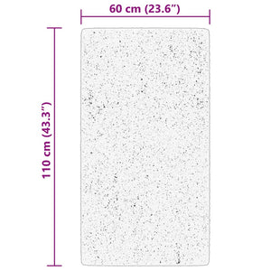 Creme Teppich HUARTE 60x110 cm