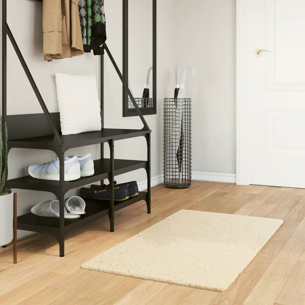 Creme Teppich HUARTE 60x110 cm