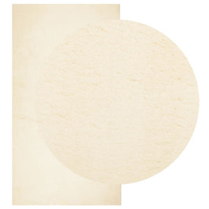 Teppich HUARTE Creme 80x150 cm Waschbar
