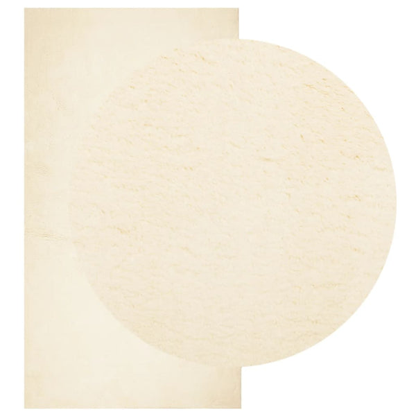 Teppich HUARTE Creme 80x150 cm Waschbar