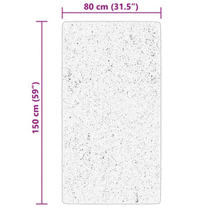 Teppich HUARTE Creme 80x150 cm Waschbar