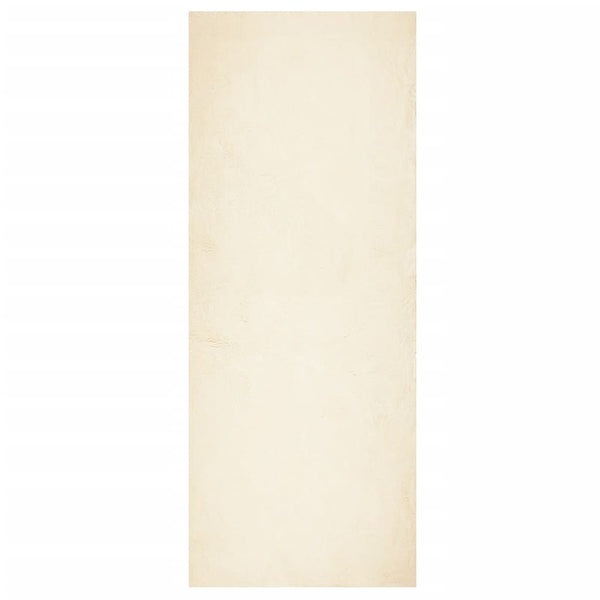 Waschbarer Teppich HUARTE Creme 80x200 cm