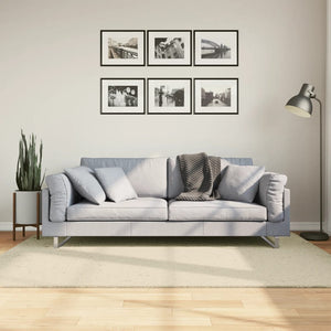 Creme Teppich HUARTE, Kurzflor, 140x200 cm