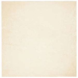 Creme Teppich HUARTE Kurzflor 160x160 cm