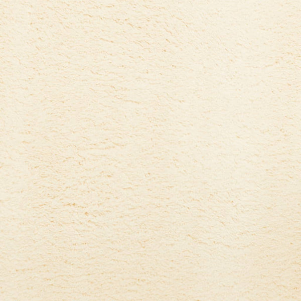 Weicher, waschbarer Kurzflor-Teppich Creme 160x230 cm
