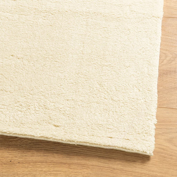Waschbarer Teppich Kurzflor Creme 200x280 cm