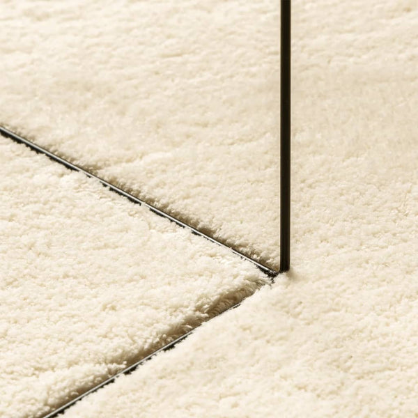 Waschbarer Teppich Kurzflor Creme 200x280 cm
