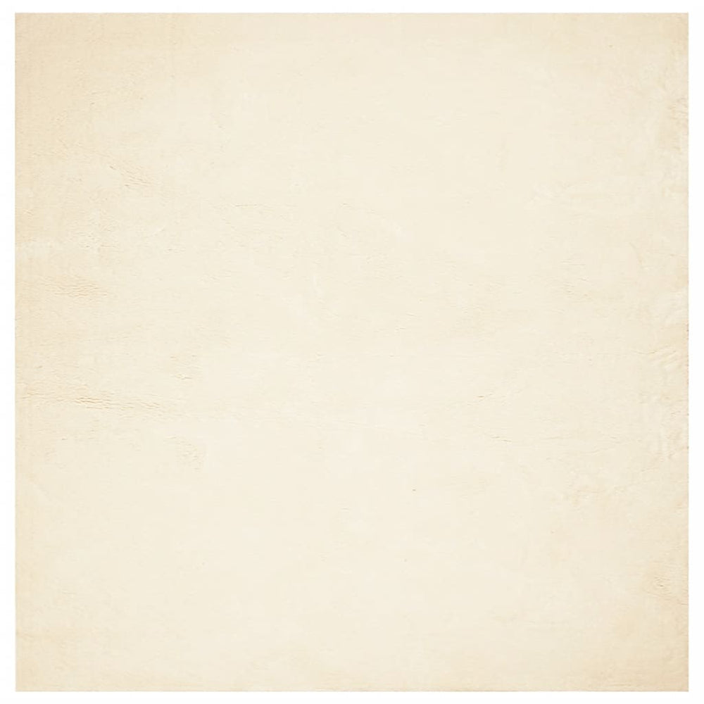 Waschbarer Teppich HUARTE Creme 240x240 cm