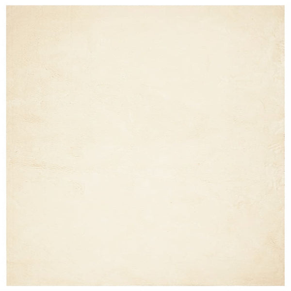 vidaXL Tapis HUARTE à poils courts, doux et lavable Crème 240x240 cm