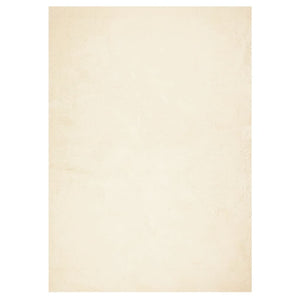 Waschbarer Kurzflor Teppich Creme 240x340 cm