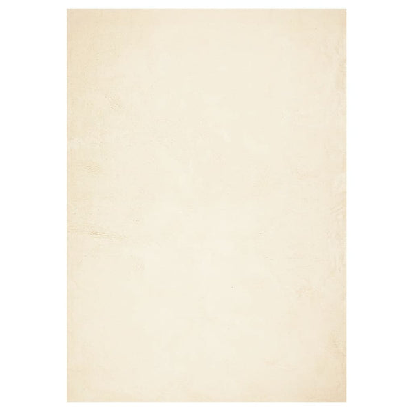 Waschbarer Kurzflor Teppich Creme 240x340 cm