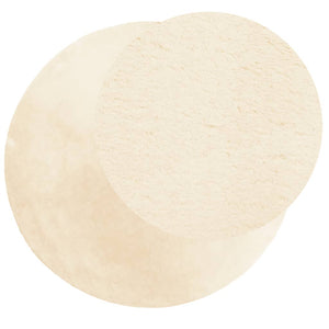 Waschbarer Teppich HUARTE Creme Ø 120cm