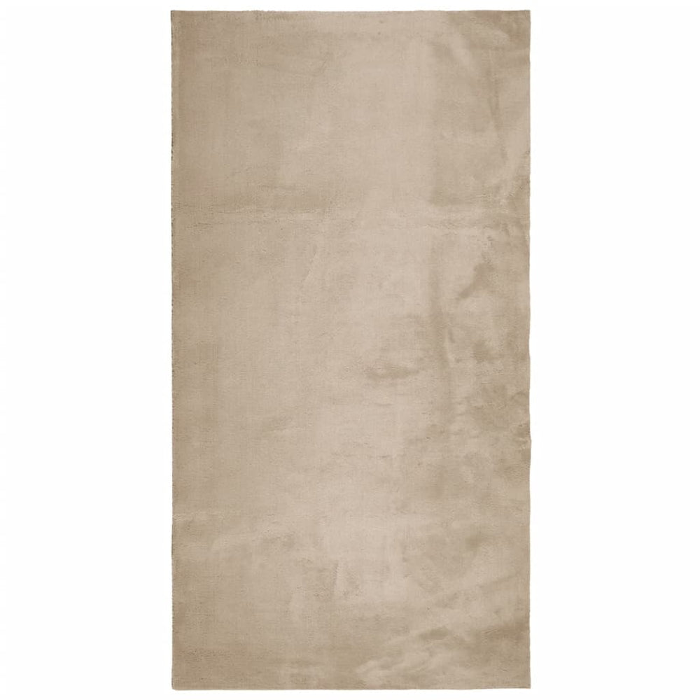 Sandfarbener Teppich HUARTE, 60x110 cm