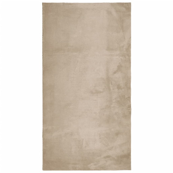 Sandfarbener Teppich HUARTE, 60x110 cm