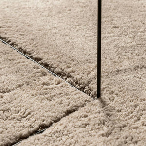Sandfarbener Teppich HUARTE, 60x110 cm