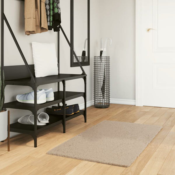Sandfarbener Teppich HUARTE, 60x110 cm