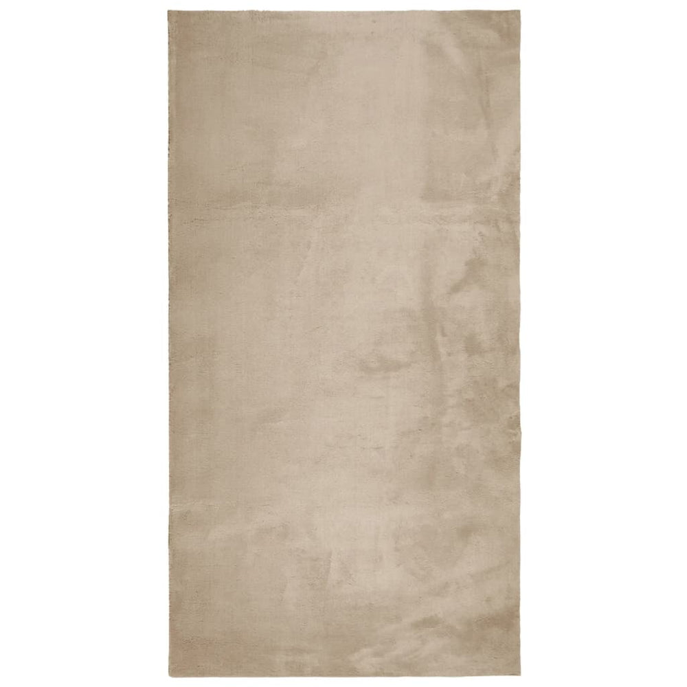 Sandfarbener Teppich HUARTE, 80x150 cm