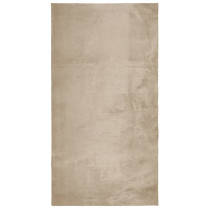 Sandfarbener Teppich HUARTE, 80x150 cm