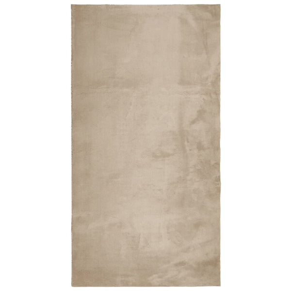Sandfarbener Teppich HUARTE, 80x150 cm