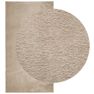 Sandfarbener Teppich HUARTE, 80x150 cm