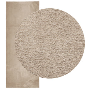 Sandfarbener Teppich HUARTE, 80x200 cm