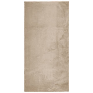 Sandfarbener Teppich HUARTE, 100x200 cm