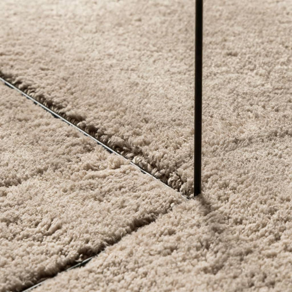 Sandfarbener Teppich HUARTE, 100x200 cm