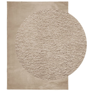 Sandfarbener Teppich HUARTE, 120x170 cm
