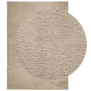 Sandfarbener Teppich HUARTE, 140x200 cm